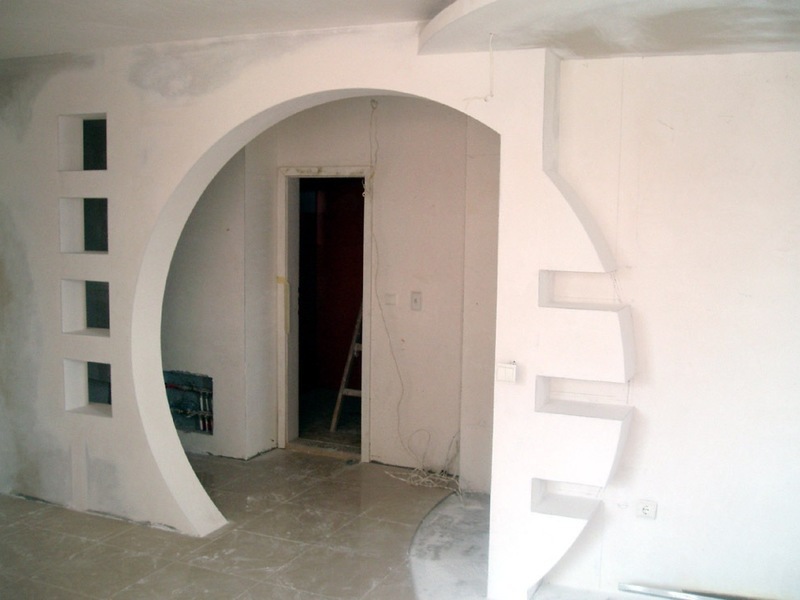 Процесс работы с аркой