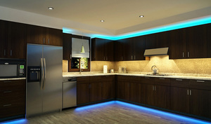 Подсветка светодиодами на кухне