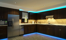 Подсветка светодиодами на кухне