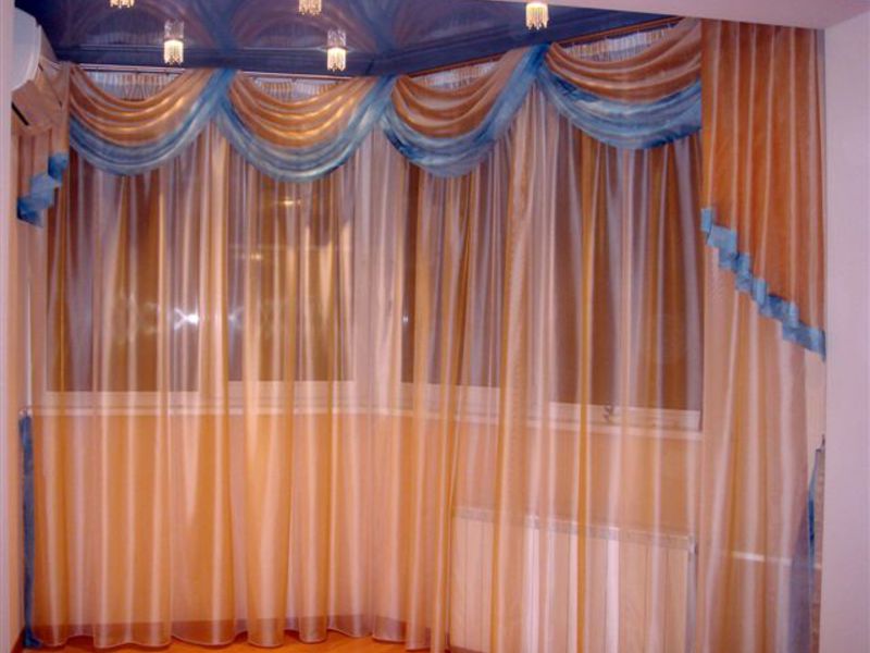 Мягкий ламбрекен - шторы для вашего дома