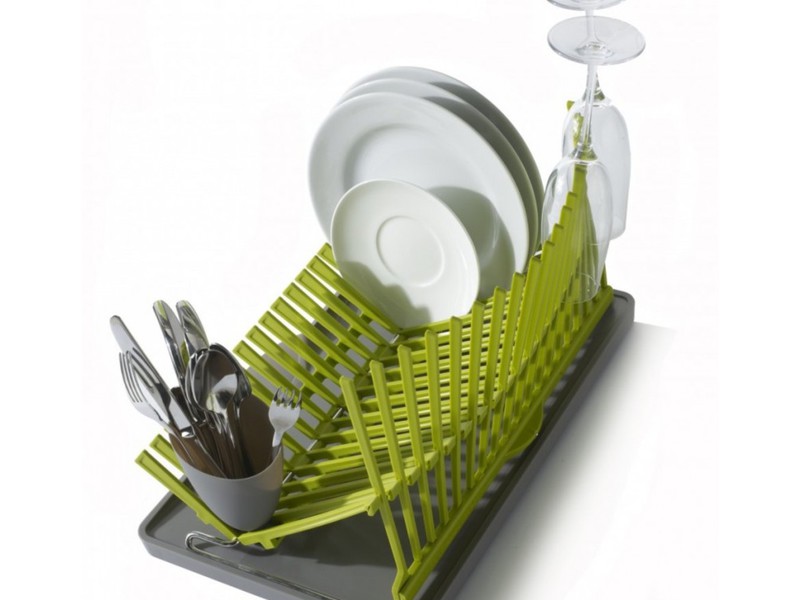 Простое решение сушилки для посуды от дизайнеров