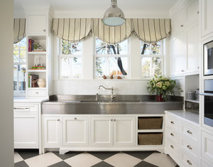 Кухня в стиле Прованс кухонные шторы