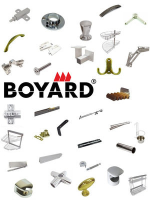 Ассортимент мебельной фурнитуры BOYARD