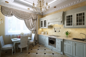 Дизайн интерьера кухни в классическом стиле