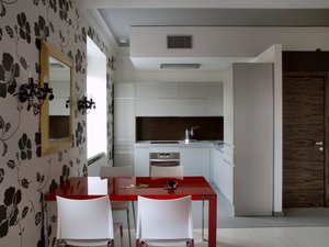 Дизайн стены на кухне